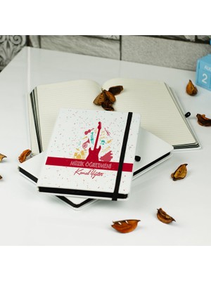 Hediyelen Müzik Öğretmeni Defter 008