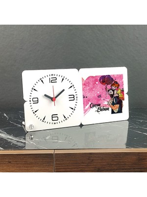 Hediyelen Canım Babam Ahşap Masa Saati 004