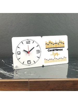 Hediyelen Tonmasiter Ahşap Masa Saati