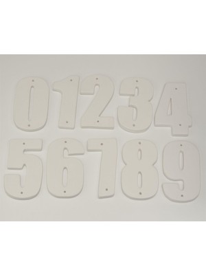 Refsan Kapı Numarası | Seramik Bisküvi Boyanabilir Obje - 8 Numara