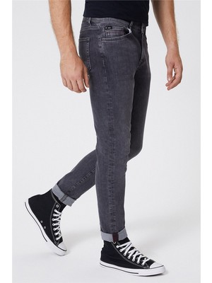 Lee Cooper Erkek Jeff Skinny Fit Kot Pantolon 625121056 Gri