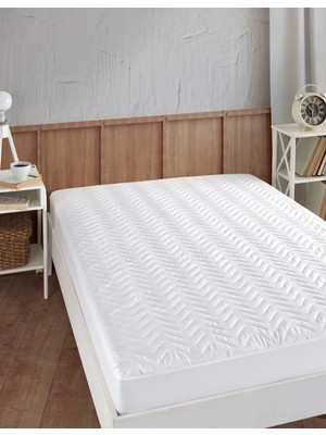 MODELHOME Fitted Kapitone Su Sıvı Geçirmez Yatak Koruyucu Alez