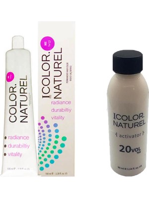 Color Naturel Saç Boyası 7.011 Küllü Kumral 100 ml + 20 Vol Oksidan 90 ml