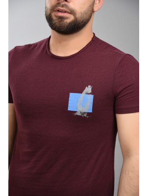 Manta Mnt 2194 Bas. Sup. T-Shirt Vişne