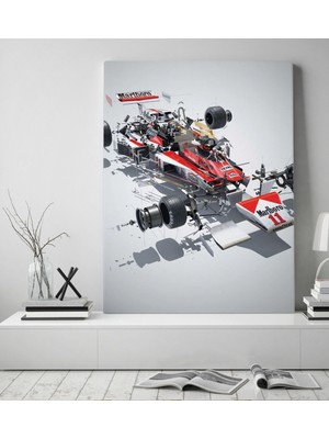Bk Gift Formula 1 Tasarımlı Kanvas Tablo 50 x  70 Cmcm-8