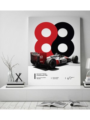Bk Gift Formula 1 Tasarımlı Kanvas Tablo 50 x  70 Cmcm-4