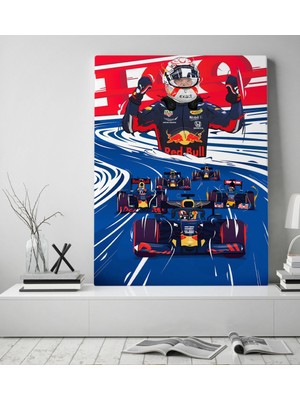 Bk Gift Formula 1 Tasarımlı Kanvas Tablo 50 x  70 Cmcm-1