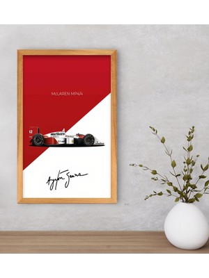 Bk Gift Formula 1 Tasarımlı Dekoratif Retro Ahşap Çerçeveli Tablo-13