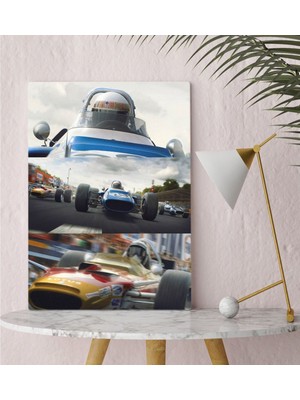 Bk Gift Formula 1 Tasarımlı Kanvas Tablo 30 x 50 Cmcm-9