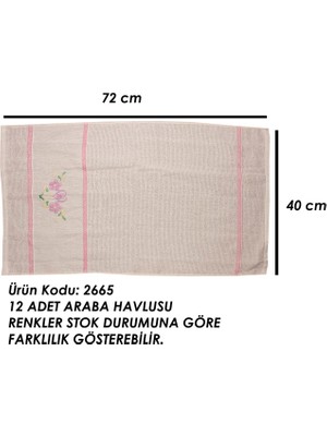 Dantelux Fiesta 2665 Araba Havlusu (12 Adet)