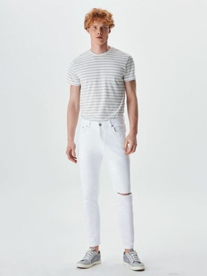 LTB Alvaro Snow Ripped Wash Erkek Jean