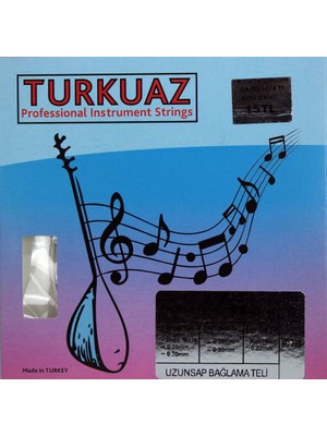 Turkuaz BD220 Profesyonel Uzun Sap Bağlama Teli