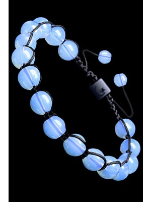 Tesbih Atölyesi Makrome Ay Taşı Bileklik