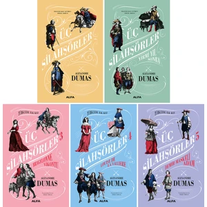 Üç Silahşörler (Ciltli) - 5 Kitap - Alexandre Dumas