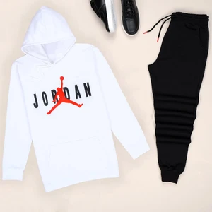 Beyaz Jrd Logo Eşofman Takımı