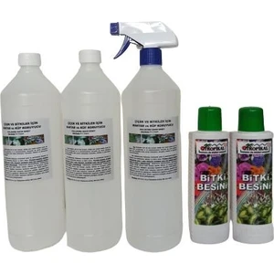 Armenbotanik Çiçek ve Bitkiler Için Mantar ve Küf Koruyucu 3ADET 1000 ml + 2 Adet Bitki Besini Hediyeli
