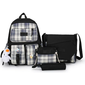 XPS & BAG 3 Parça Hafif ve Büyük Kapasiteli Okul Çantası Seti  (Yurt Dışından)