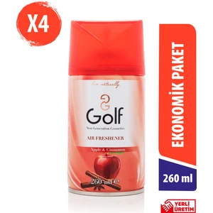 Oda Kokusu Sprey 260 ml 4'lü - Elma&Tarçın