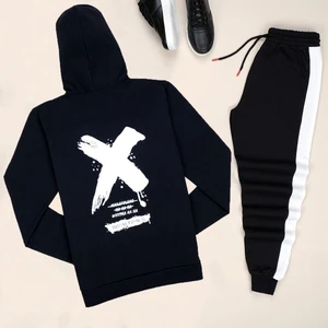 Siyah Sırt Baskı x Eşofman Takımı