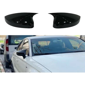 Audi A5 2012 - 2016 Yarasa Ayna Kapağı (Piona Black) B8 Fl