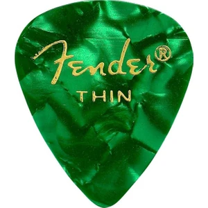 351 Premium Celluloid Picks Green Moto - Thin - 1 Adet Pena