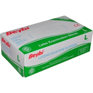 BEYBİ Latex Pudralı Eldiven Large 100lü
