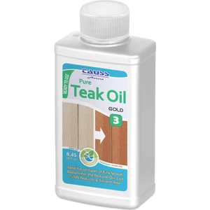 Marine Teak Oıl / Gold  (Solventsiz Natürel Tik Yağı) 250 ml ve uygulama süngeri