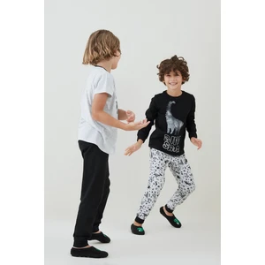 Çok Renkli Erkek Çocuk Wilds 4lü Pijama Takımı