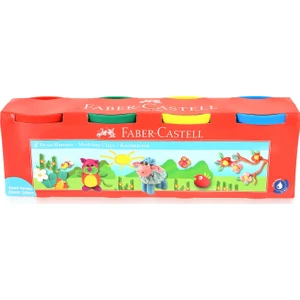 Faber Castell 2021 4 x 100 gr Klasik Oyun Hamuru