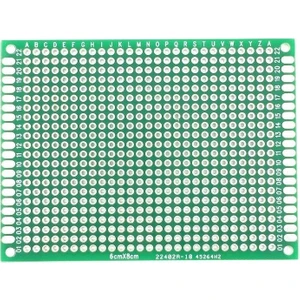 6X8CM Epoxy Çift Taraflı Delikli Plaket