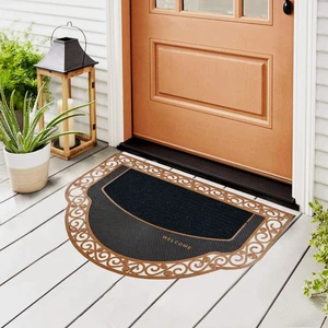 My Floor Welcome Yazılı Toz Tutucu Kauçuk Kapı Önü Paspası