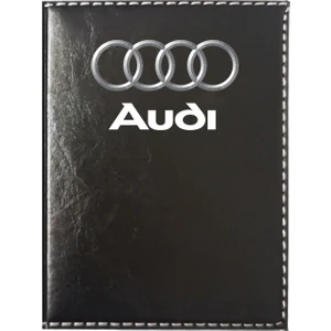 Promosyon Denizi Audi Logolu Siyah Ruhsat Kabı
