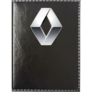Promosyon Denizi Renault  Logolu Siyah Ruhsat Kabı