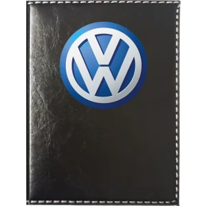 Promosyon Denizi Wolsvogen  Logolu Siyah Ruhsat Kabı