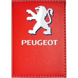 Promosyon Denizi Peuguet Logolu Kırmızı Ruhsat Kabı