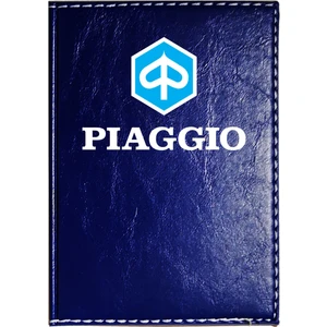 Promosyon Denizi Piagio Logolu Lacivert Ruhsat Kabı