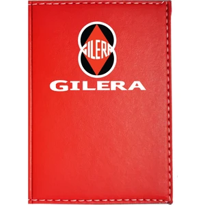 Promosyon Denizi Gılera Logolu Kırmızı Ruhsat Kabı