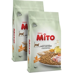 Adult Cat Tavuklu Yetişkin Kedi Maması 1 kg - 2 Adet