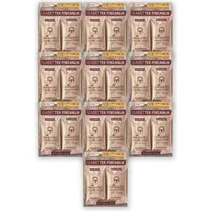 Kurukahveci Mehmet Efendi  Türk Kahvesi 12*6 G Tek Içimlik Folyo Ambalaj x 10 Adet