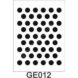 E Hobici Geometrik Desenler Stencil Şablon 21X30 GE-012
