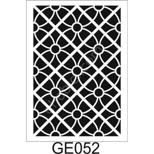 E Hobici Geometrik Desenler Stencil Şablon 21X30 GE-052