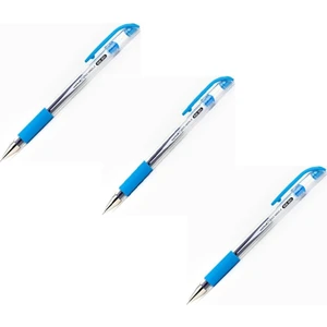 Signo Needle Jel İğne Uçlu Kalem 0.38 Açık Mavi 3'lü