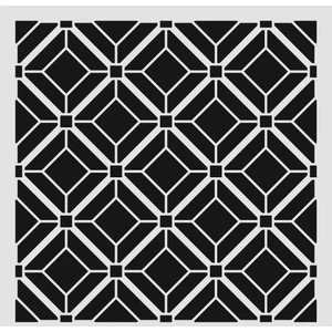 E Hobici Ardışık Desen Stencil Şablon 40X40 R-052