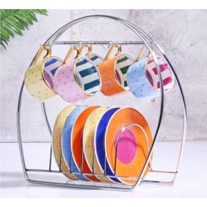 Kosova Züccaciye Kosova TEL251 Silver Fincan Askısı