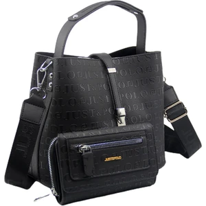 Just Polo Kilit Detaylı Kadın Kartlık ve Omuz Çanta Kombini PBU4002-1006
