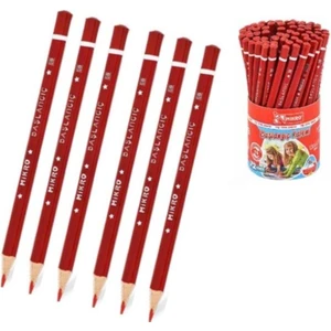 Kırmızı Kalın Kurşun Kalem Başlangıç 6 Adet