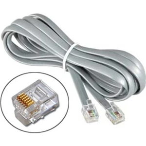 RJ12 6 Lı Santral Telefon Kablosu 15 Metre