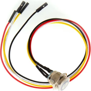 Metal Ledli Kasa Power Butonu Kablolu
