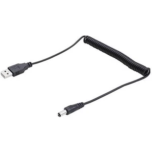 USB To 5.5 mm Dc Jack Kablo Spiral