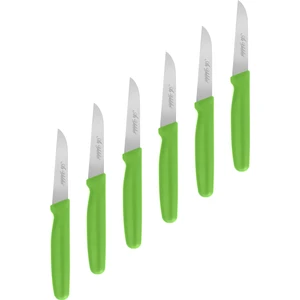 Sebze Bıçak 11 cm Yeşil 6'lı
